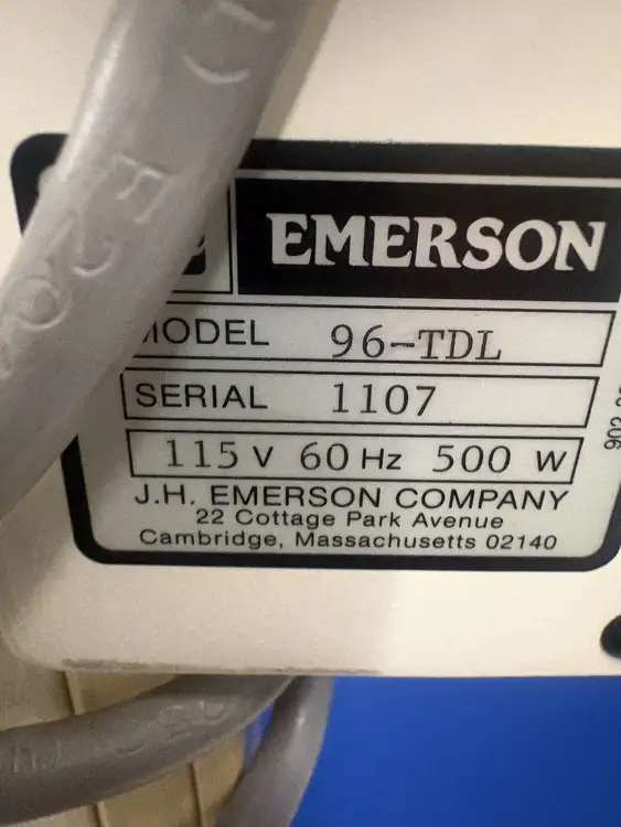 Used J.H. Emerson Company 96-TDL Respirators / Ventilators Texas US | PT Medical Technologies #1458773