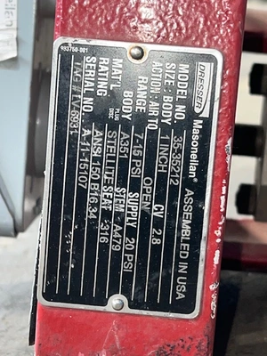 USED Masoneilan 35-35212