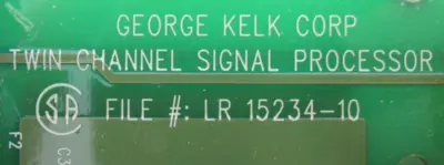 NEW KELK P640 TWIN CHANNEL SIGNAL PROCESSOR BOARD 61830-D3 LR15234-10