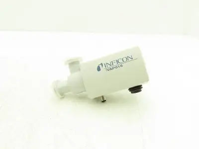 Inficon VAP016-X Pneumatically Actuated Bellows Sealed Angle Valve DN 16 ISO-KF