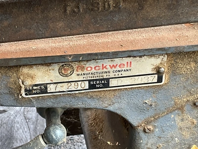 Rockwell 4" Precision Joiner