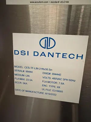 Used 2022 DSI Dantech CES-TF-LIN-21ftx38.5in Freezers Illinois US | M&M Equipment Corp. #1389044