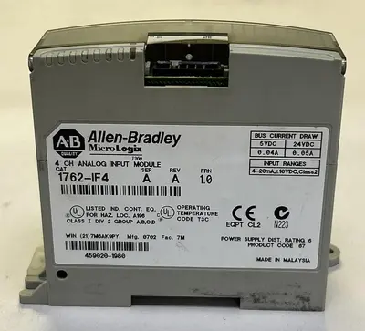 Used ALLEN-BRADLEY 1762-IF4 Input / Output Modules | Surplus Asset Holdings #1206096