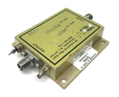 Used Tron-Tech Radio Frequency Amplifier RF Power Amplifiers Michigan US | Maverick Industrial Sales #1391542