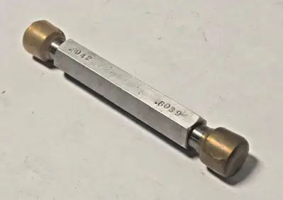 Gauge BORE RING GO NO GO .8042 .8039 Thread Plug Gage