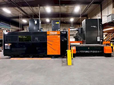 Used 2018 MAZAK OPTIPLEX 3015 DDL FIBER Laser Cutters | Machine Factory Outlet #1267112