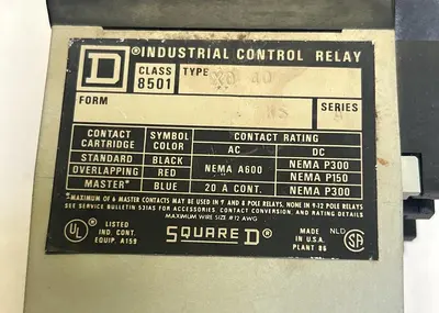 USED SQUARE D 8501X040