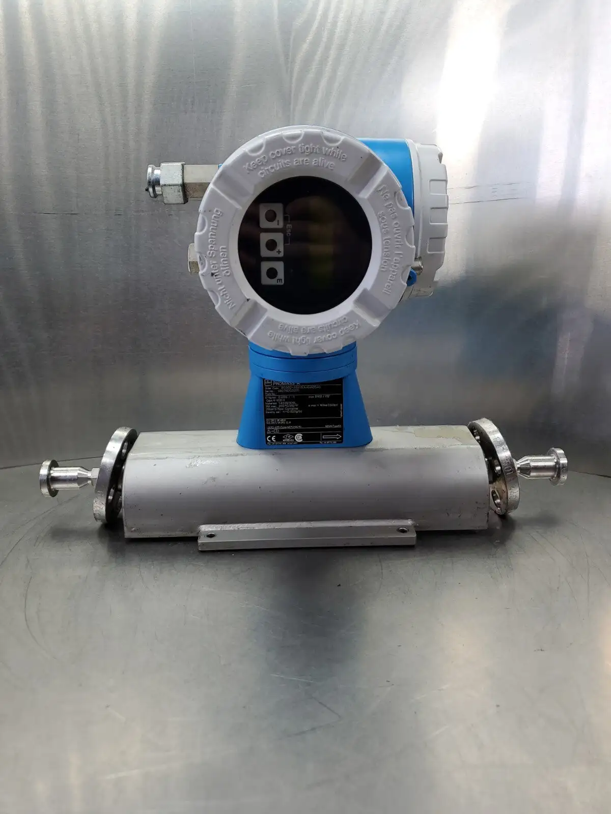 Endress+Hauser Promass 80/A 80A02-ASVWAANAB5AD Coriolis Flowmeter. 6F