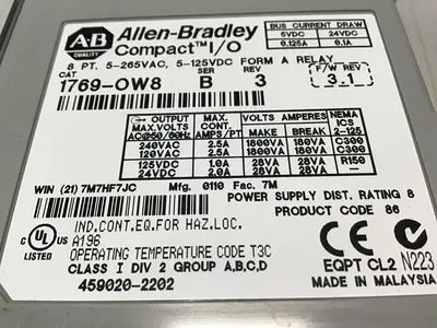 USED ALLEN BRADLEY 1769-OW8 SER B