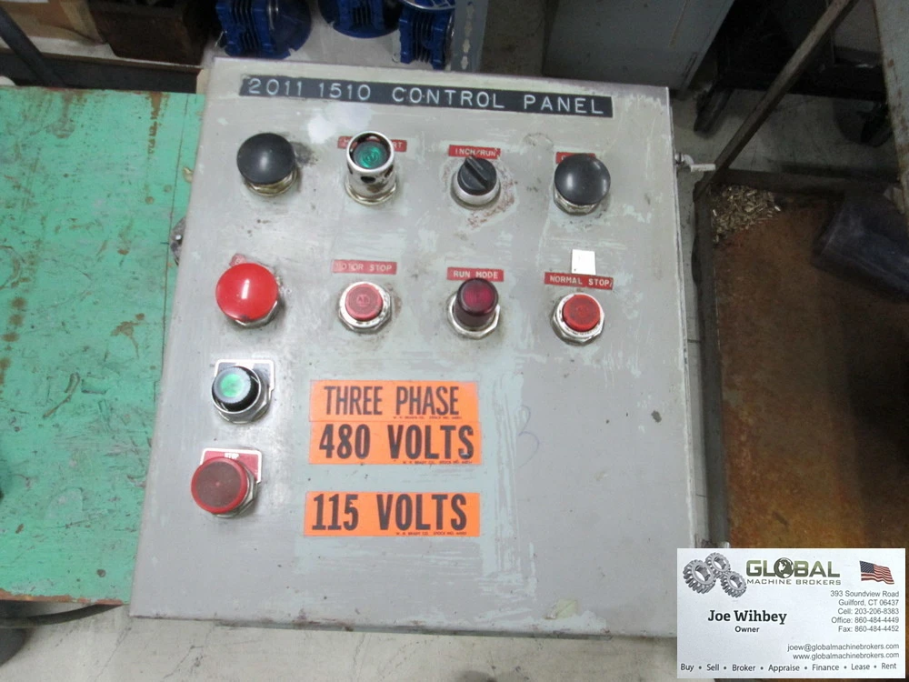 16" x 14" x 6" Control Panel Junction Box, Wired For 3 Phase 480 Volts See Description For Details