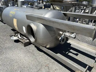 Tank, 425 Gallon, Stainless Steel, 55 PSI, DT/DB, Morfab #S744613