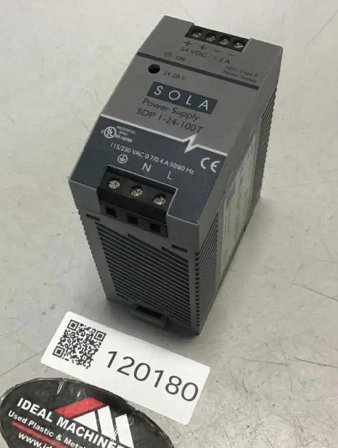 Used SOLA SDP1-24-100T Power Supplies Michigan US | Ideal Machinery #1308809