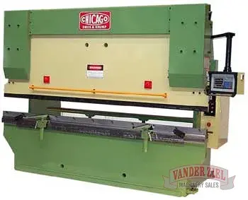 New | in-Stock CHICAGO HPB Press Brakes Michigan US | Vander Ziel Machinery Sales #482288