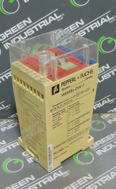 Pepperl + Fuchs WEM/Ex-DW-T Speed Monitor Module Ex-81/217 4X Used