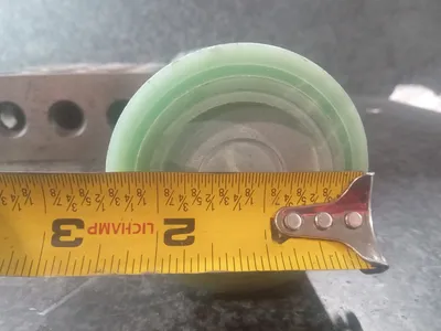 G10 FR4 Garolite  17" (L) x 2-3/8" (W) Round Stock  Material Unsure