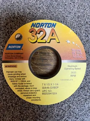 New | in-Stock NORTON 32A46-GVBEP Grinding Wheels Ohio US | Surplus Asset Holdings #1520376
