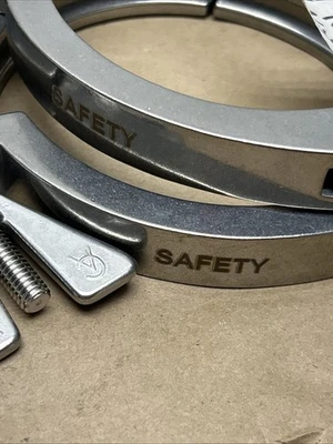 (2) Tri Clamps 5” NNB Fast Shipping + Warranty