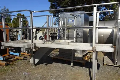 Mezzanine, 85" x 40" x 84", S/st, Food Grade, Stairs, #C742856