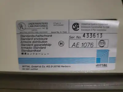 Electrical Control Cabinet