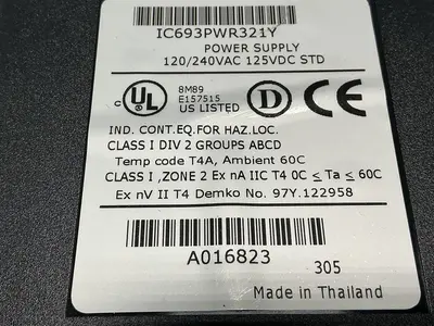 USED GE FANUC IC693PWR321Y