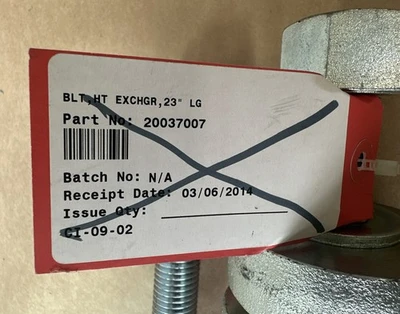 BRAND NEW- Unbranded Heat Exchanger Bolts 23” Long Nickel Plated || FAST SHIPPED