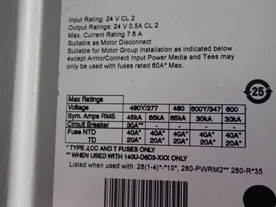USED ALLEN BRADLEY 280EFN10R