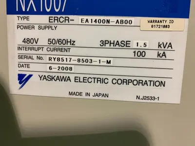 Used 2008 YASKAWA MOTOMAN YASKAWA MOTOMAN SSF2000 Robots Michigan US | RAB Industries, Inc. #183924