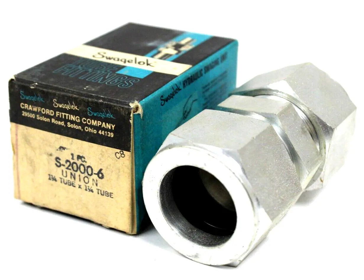 NEW SWAGELOK S-2000-6 UNION S20006
