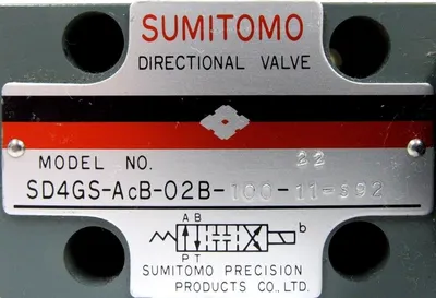 NEW SUMITOMO SD4GS-ACB-02B-100-11-S92 DIRECTIONAL VALVE SD4GSACB02B10011S92
