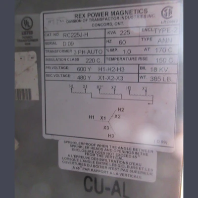 USED REX POWER MAGNETICS CT-G-421816