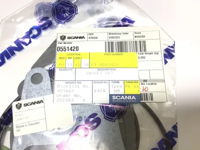 Scania 0551420 Gasket Set