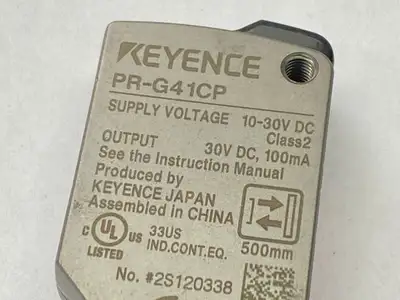 Keyence PR-G41CP Rectangular Diffuse Reflective Photoelectric Sensor 10-30VDC