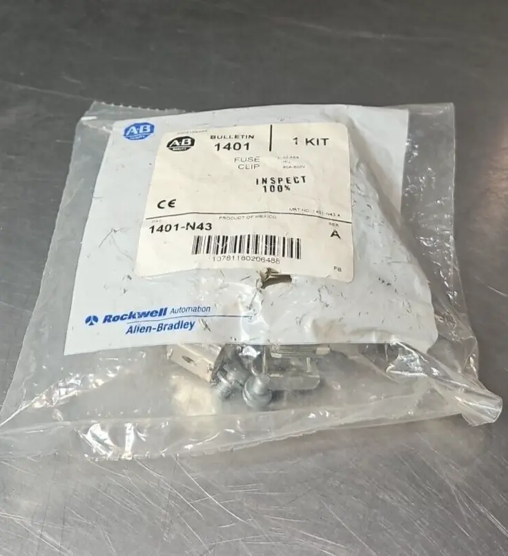 Allen Bradley 1401-N43 Fuse Clip Kit (BIN423)