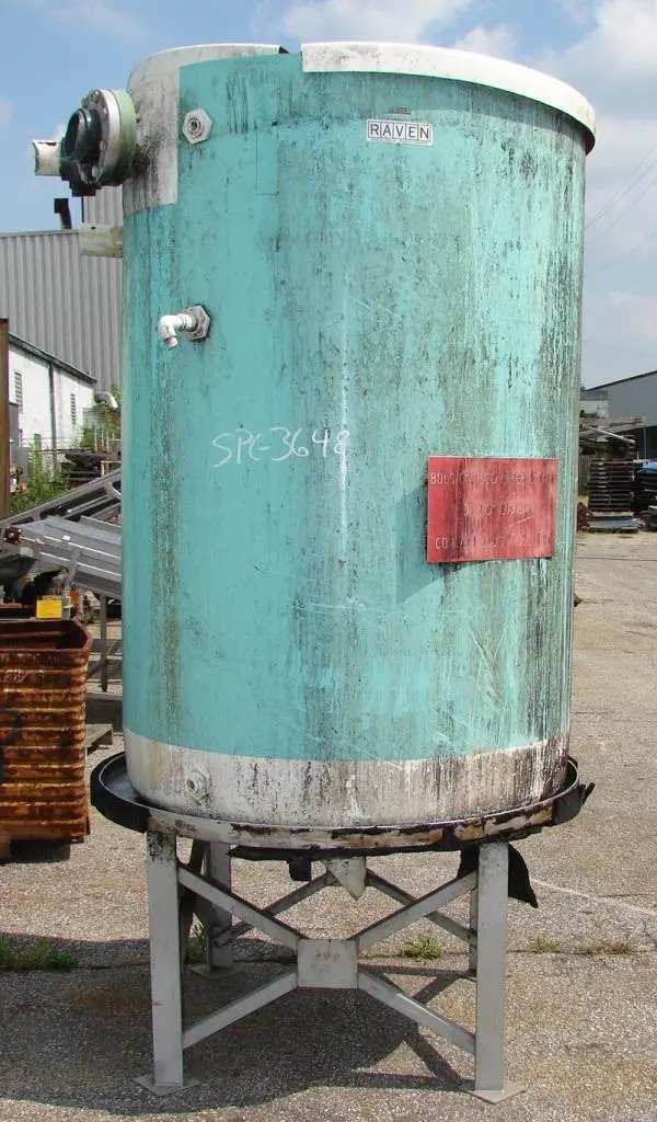 SPC3647  Tank 550 gallon vertical tank, Fiberglass, flat