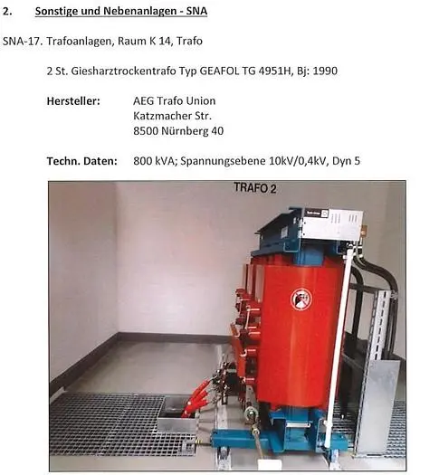 Used 1990 AEG TRAFO UNION 800 KVA Transformers | UCY Industrial GmbH #386446