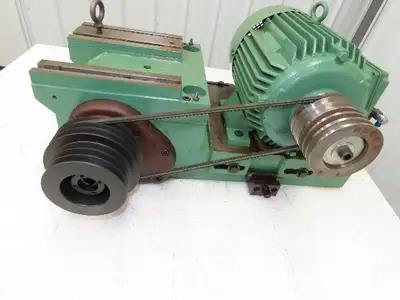 Tschudin HGT Cylindrical Grinder Wheel Drive Motor Refurbished Lathe Metal Mill