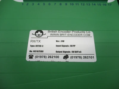 NEW British Encoder Products Co British Encoder Products Co RXTXD-3