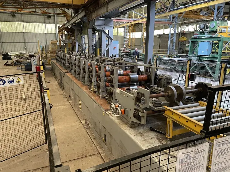 Used DIMECO PROFILING LINE 500 MM 15 STANDS Uncoilers | Apt International N.V #373370