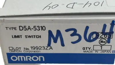 NEW OMRON D5A-5310 LIMIT SWITCH D5A5310