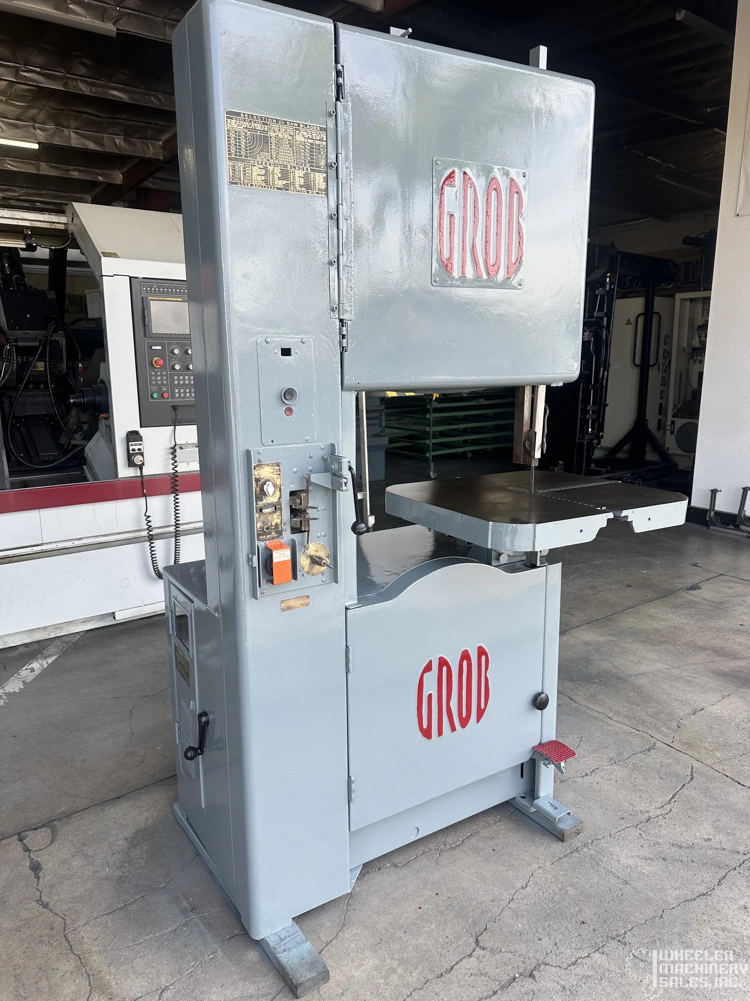 Grob NS 24 Vertical Band Saw #7309 #2