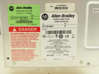 Allen Bradley 2711P-T10C4D1 HMI PanelView Plus 1000 10.4" Operator Touch Panel