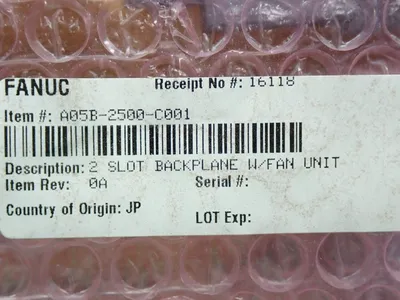 New | in-Stock FANUC A05B2500C001 PLC Chassis Ohio US | HGR 24 #1064874