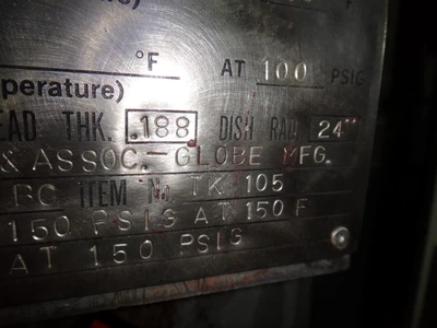 150 Gallon Stainless Steel Canisters
