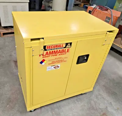SECURALL A131 Flammable Liquids Safety Storage Cabinet 30 Gallon OSHA Approved