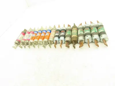 Dual Element Time Delay Fuse 90A 600VAC Class RK5 Mixed Brand Lot of 16