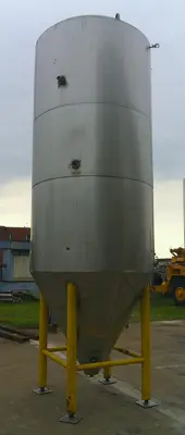 SPC9199  Tank 2000 gallon vertical tank, Stainless Steel, 20 PSI jacket, conical