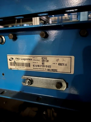 FKI Logistex 18 in. x 30 ft. Powered Belt Conveyor