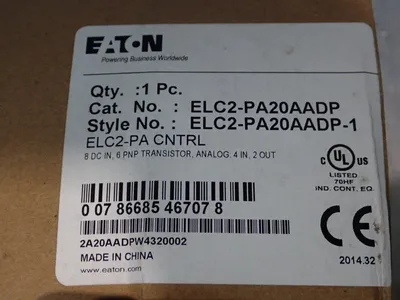New | in-Stock EATON ELC2PA20AADP Electrical Controls | HGR 24 #747762
