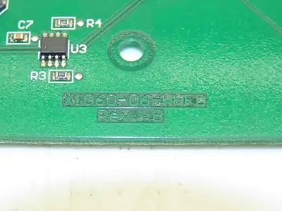 EnerSys X1060-06-WHFD-S Printed Circuit Board PCB LCD Display Push Button Rev F