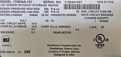 USED MANITOWAC IY0524A-161
